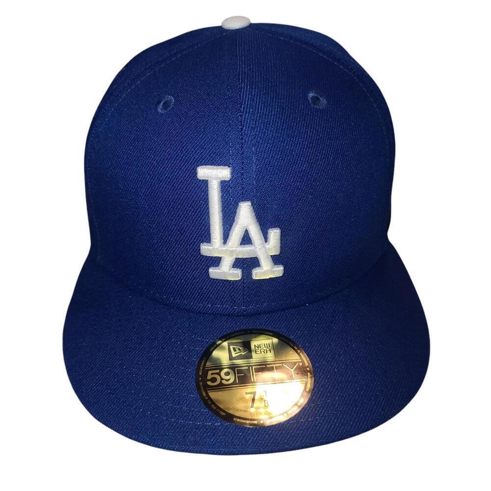 New Era Los Angeles Dodgers Fitted Cap - Classic Blue Size 7 3/8